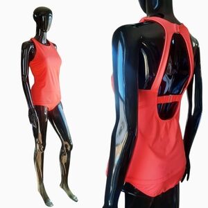 Athleta 2 Pc Maldives High Neck Swim Tank 36D/DD | High Waist Swim Bottom Size M